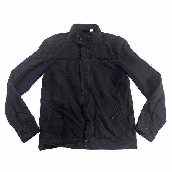 BDG UO Medium Navy Blue 100% Cotton Zip Up Lightweight Jacket - Picture 1 of 12